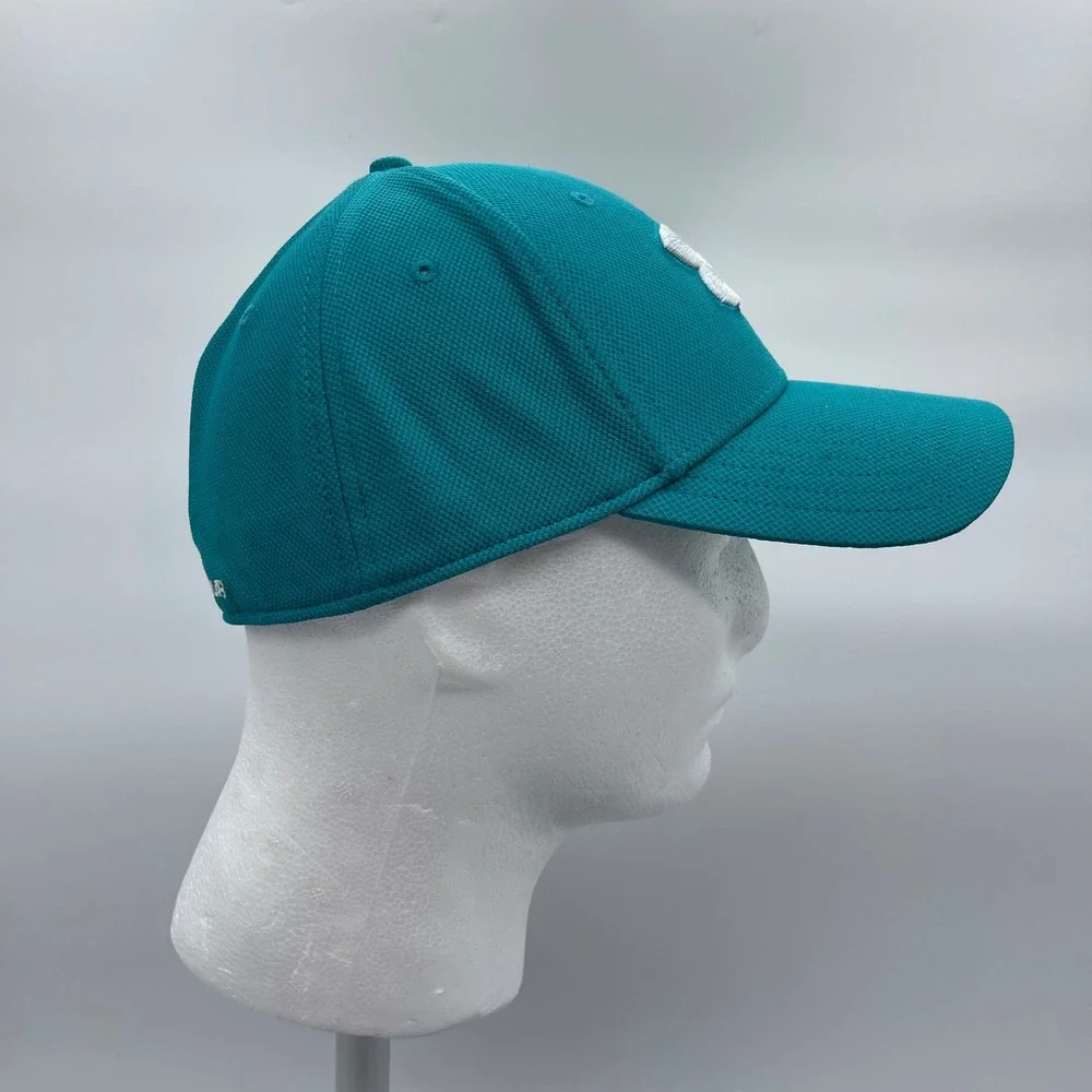 Under Armour 1305036 Hat Blitzing 3.0 Men M/L Teal Blue Stretch Fit Athletic Cap